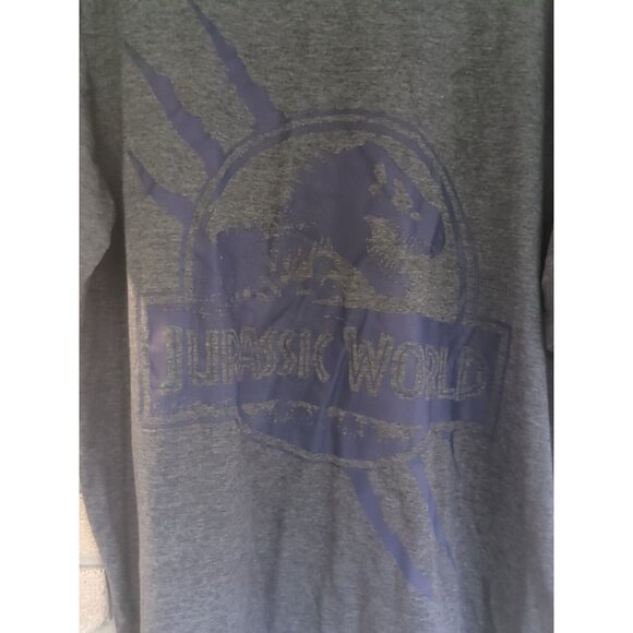 Jurassic Park World T-Shirt Grey Purple Size: 2XL - Picture 2 of 3